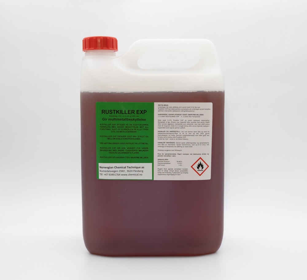 Rustkiller EXP 5 Liter | Rustbehandle.no -Når du trenger